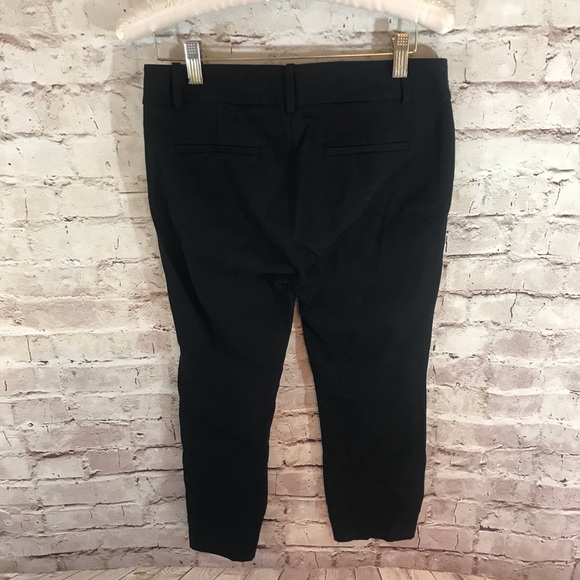 J. Crew Minnie Cropped Ankle Black Stretch Pants - Picture 5 of 6
